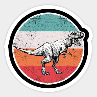 Vintage Retro Dinosaurs Sticker